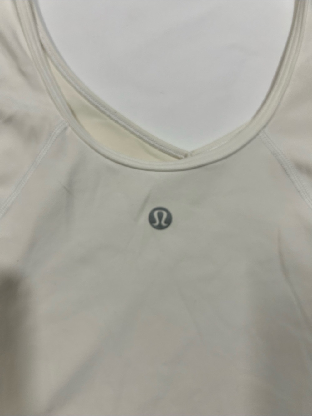 lululemon athletica Men's Cream Performance Tank Top